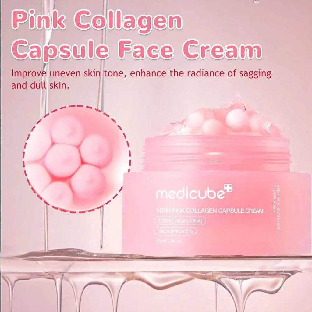 collagen-mask-facial-PDRN-Pink-Collagen-Capsule-Cream-solenya-skin