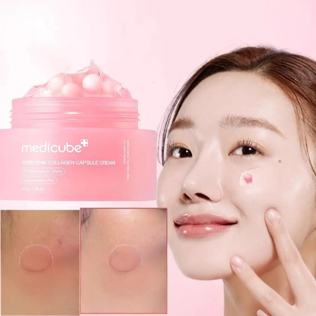 face-collagen-mask-PDRN-Pink-Collagen-Capsule-Cream-solenya-skin