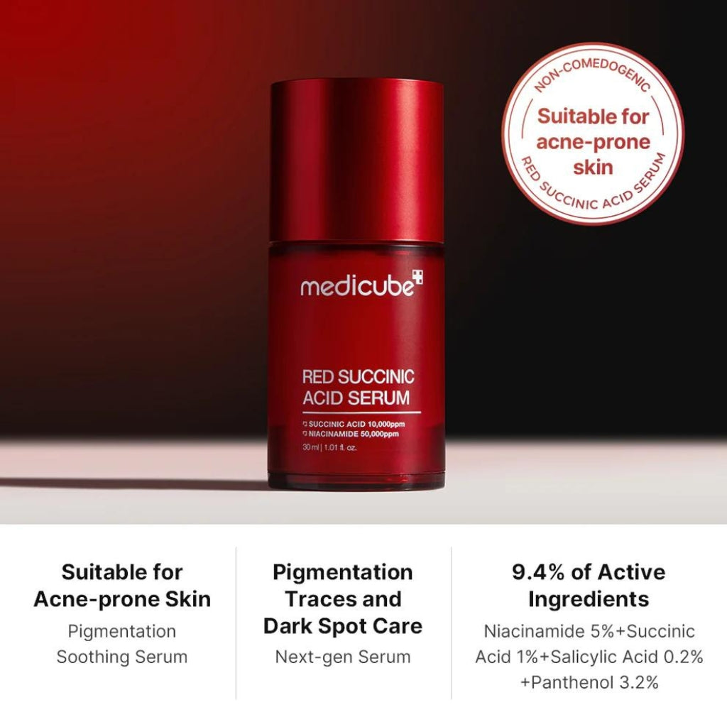 niacinamide-serum-Medicube-Red-Succinic-Acid-Serum-30ml-solenya-skin