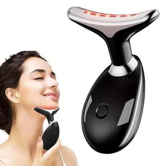 Appareil de Massage Lifting Visage & Cou à LED 7 Couleurs
