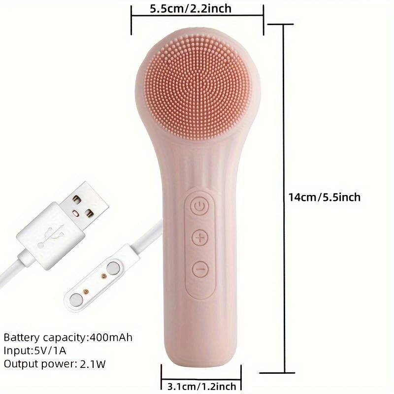 usb-rechargeable-facial-brush-rechargeable-silicone-facial-brush-deep-clean-glow-solenya-skin