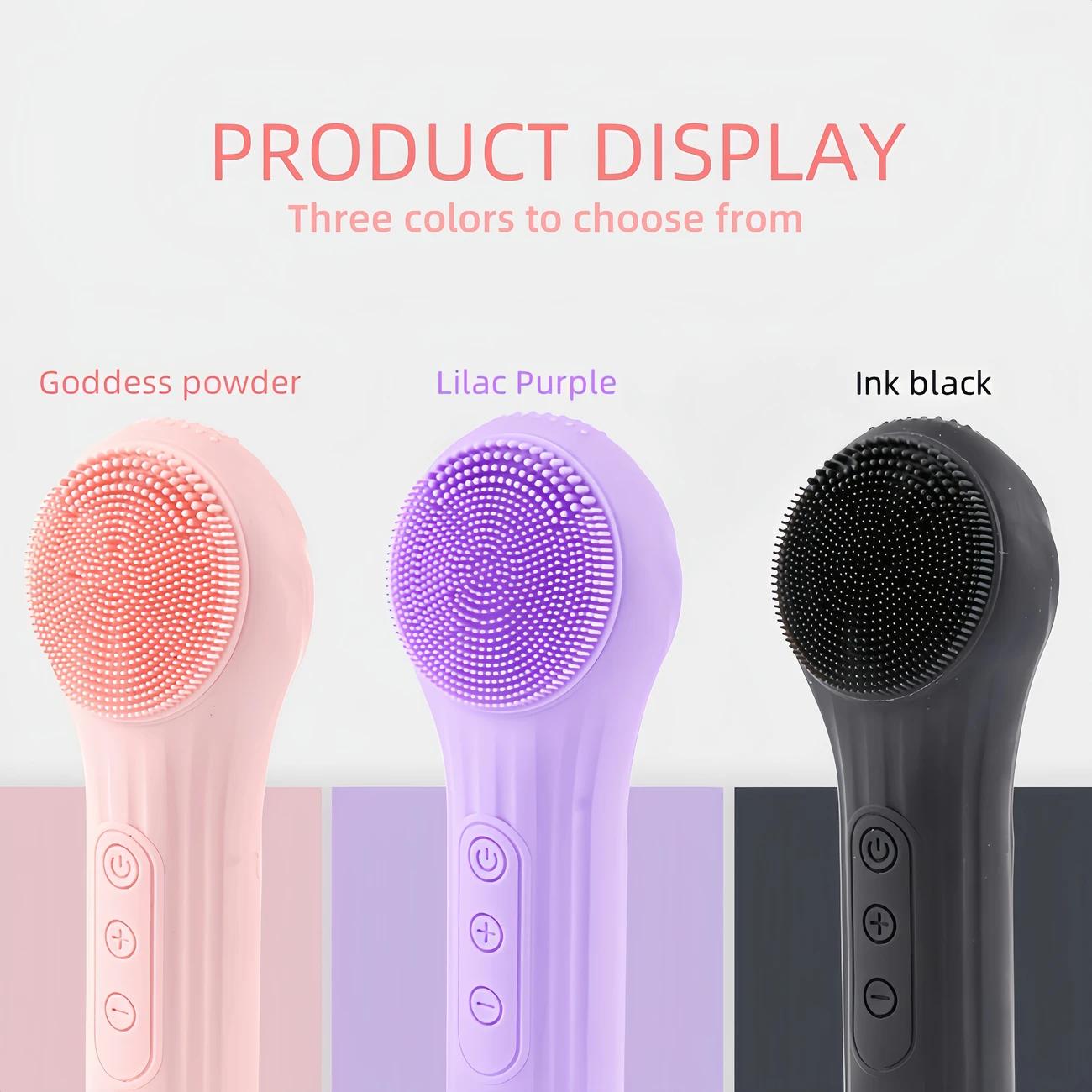 waterproof-facial-brush-rechargeable-silicone-facial-brush-deep-clean-glow-solenya-skin